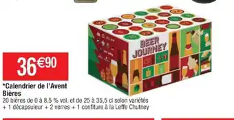 Cora x Carrefour *Calendrier De L'Avent Bieres offre