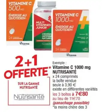 Cora x Carrefour Vitamine C 100 mg Nutrisante offre