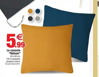 Bazarland Le Coussin "Nelson" offre