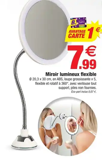 Bazarland Miroir Lumineux Flexible offre
