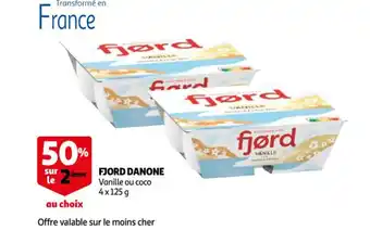 Auchan Fjord Danone offre