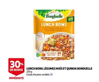 Auchan Lunch Bowl Légumes Maïset Quinoa Bonduelle offre
