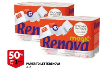 Auchan Papier Toilette Renova offre