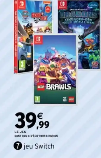 Intermarché Hyper Jeu Switch offre