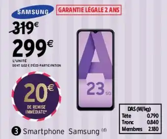 Intermarché Hyper Smartphone Samsung offre