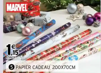 Intermarché Hyper Papier Cadeau 200x70 Cm offre