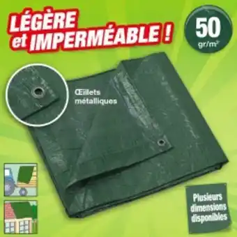 Outiror Bâche légère multi-usages... offre