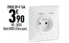 Brico Cash Prise 2p+t 16a offre