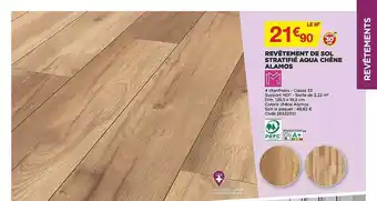 Bricomarché Revêtement de sol stratifié aqua chêne alamos offre