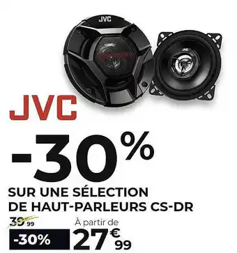 Feu Vert Haut-parleurs cs-dr jvc offre