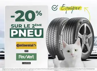 Feu Vert Pneu continental été feu vert 4 saisons offre