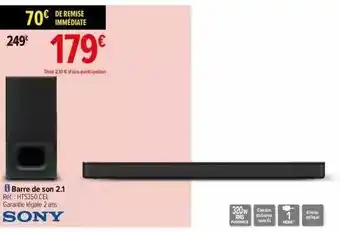 Carrefour Barre de son 2.1 sony offre