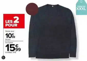 Carrefour Le pull offre