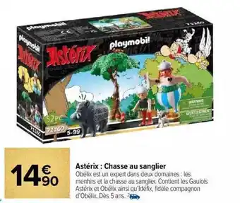 Astérix : chasse au sanglier playmobil