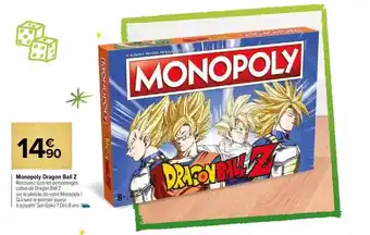 Carrefour Market Monopoly dragon ball z offre