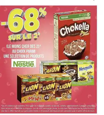 Géant Casino Produits nestlé offre