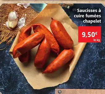 Colruyt Saucisses a Cuire Fumées Chapelet offre