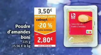 Colruyt Poudre d'Amandes Boni offre