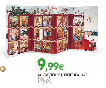 naturéO Yogi tea calendrier de l'avent tea offre