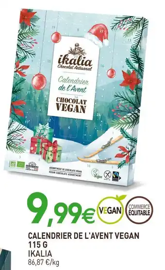 naturéO Ikalia calendrier de l'avent vegan 115 g offre