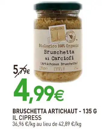 Il cipress bruschetta artichaut