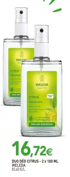 naturéO Weleda duo déo citrus offre