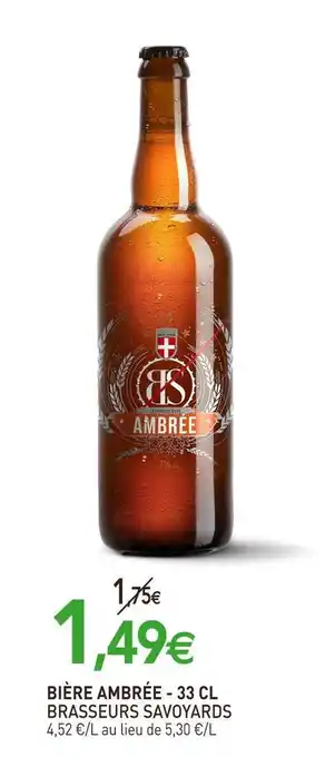 Brasseurs savoyards bière ambrée