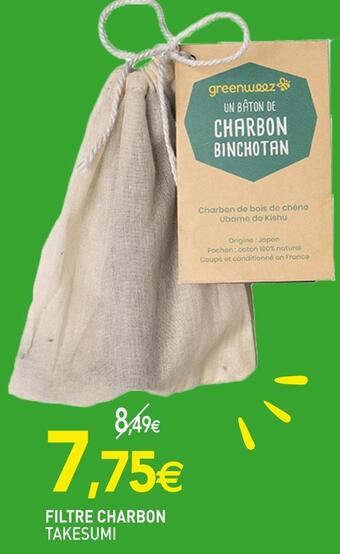naturéO Takesumi filtre charbon offre