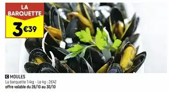 Leader Price Moules offre