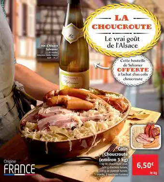 Colruyt Colis choucroute (environ 3 kg) offre
