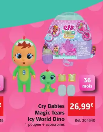 Colruyt Cry Babies Magic Tears Icy World Dino offre