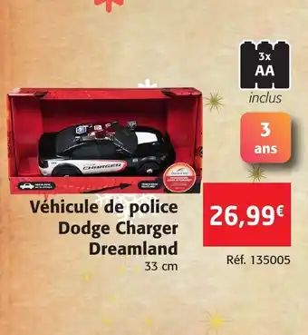 Vehicuke De Police Dodge Charger Dreamland