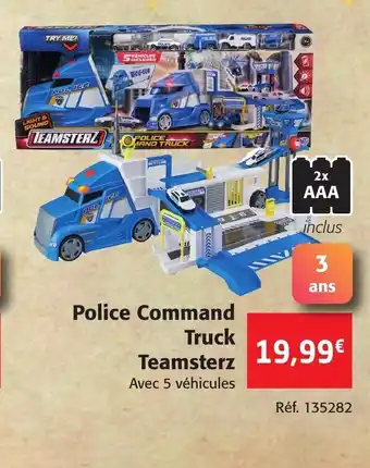 Colruyt Police Command Truck Teamsterz offre