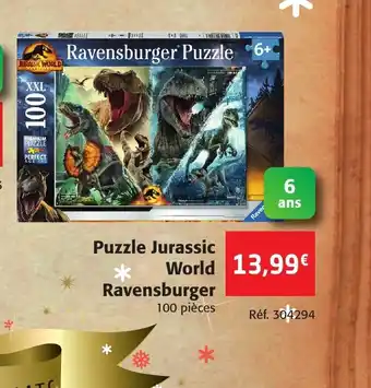 Colruyt Puzzle Jurassic World Ravensburger offre