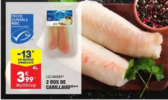 ALDI 2 DosDe Cabillaud offre