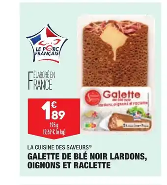 Galette De Ble Noir Lardons Oignons Et Raclette
