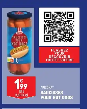 ALDI Saucisses Pour Hot Dogs offre