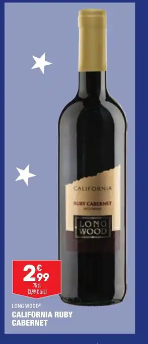ALDI California Ruby Cabernet offre