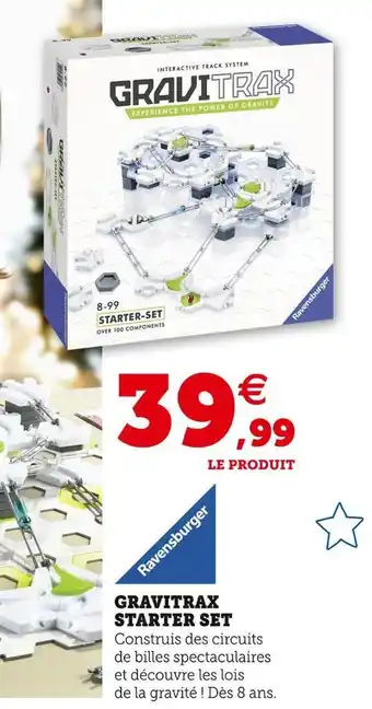 Super U Ravensburger gravitrax starter set offre