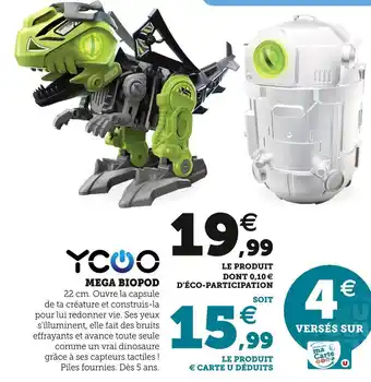 Hyper U Ycoo mega biopod offre
