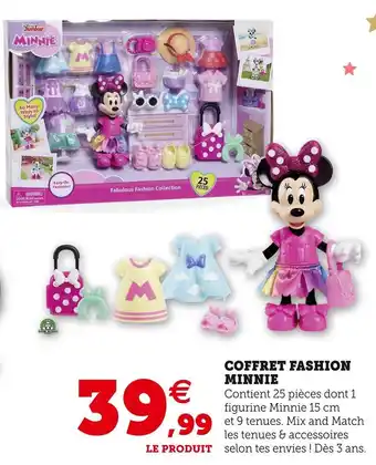 Hyper U Disney coffret fashion minnie offre