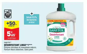 ALDI Desinfectant Linge offre