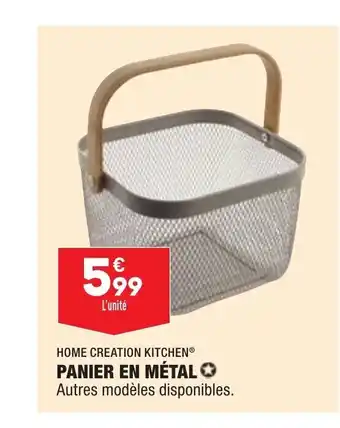ALDI Panier En Metal offre