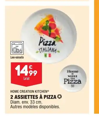 ALDI 2 Assiettes A Pizza offre