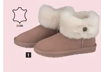 ALDI Bottes En Laine De Mouton offre