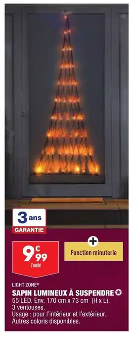 ALDI Sapin Lumineux A Suspendre offre