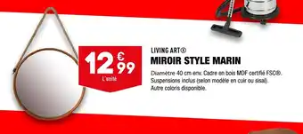 ALDI Miroir Style Marin offre