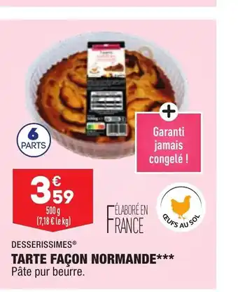 ALDI Tarte Facon Normandee offre