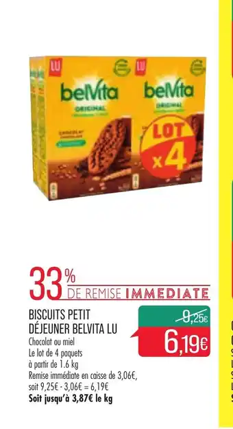 Match Biscuits Petit Dejeuner Belivia Lu offre