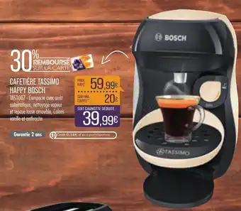 Match Cafetiere Tassimo Happy Bosch offre